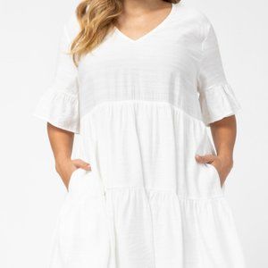 *Plus Size* White Dress